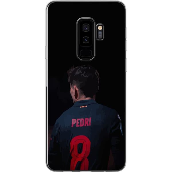 Samsung Galaxy S9+ Gennemsigtig cover Pedri FC Barcelona Fodbold Spansk Midtbanespiller Mål Sportsmotivation Fans Børn Ungdom