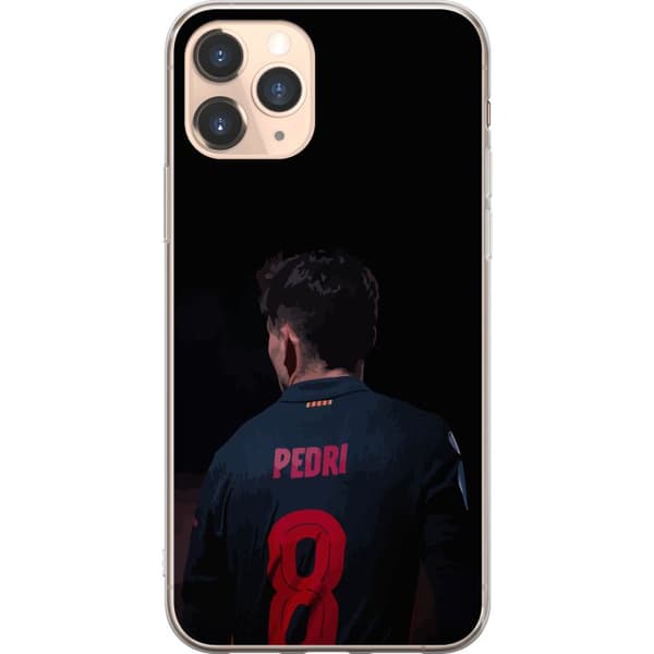 Apple iPhone 11 Pro Läpinäkyvä kuori Pedri FC Barcelona Jalkapallo Espanjalainen Keskikenttäpelaaja Maali Urheilumotivaatio Fanit Lapset Nuoret