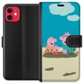 Miniatyrbilde 1 av 3: Apple iPhone 11 Lommeboketui Greta Gris Familien Georg Lerøl Barne Motiv Serie Populær Barnekarakter Glede