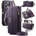 Miniatyrbild 2 av 6: Caseme iPhone 12 Pro Max Plånboksfodral RFID Blocking Zipper - Lila