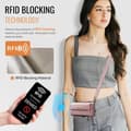 Miniatyrbild 1 av 6: Caseme iPhone 12 Pro Max Plånboksfodral RFID Blocking Zipper - Lila