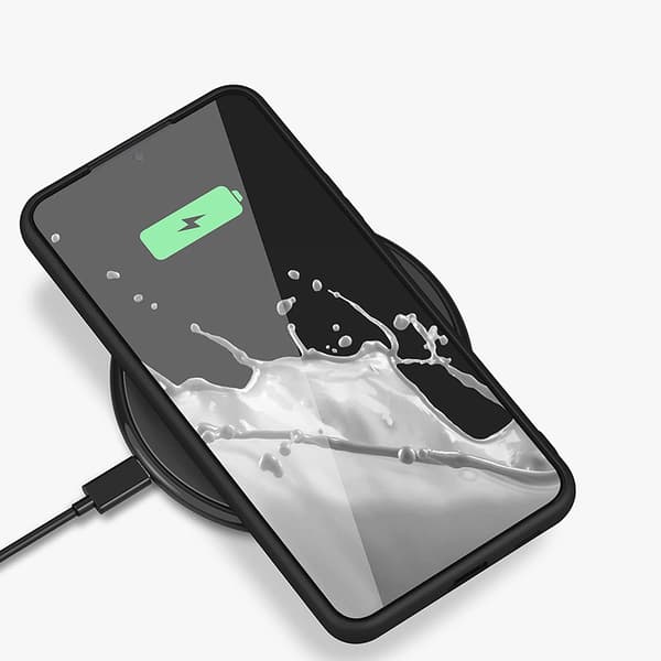Samsung Galaxy S25 Plus - Nillkin Matt Silikonskal Svart