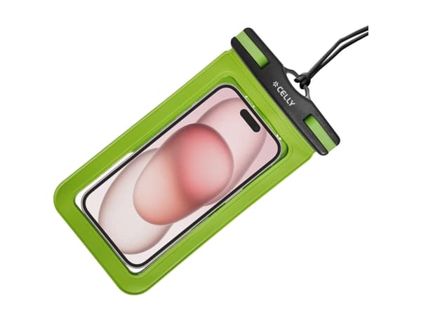 Splashbag Vanntett veske IP68 maks 6,9 Grønn
