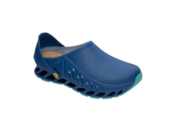 Scholl Evoflex - unisex träskor marinblå, storlek 38