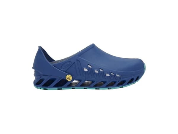 Scholl Evoflex - unisex träskor marinblå, storlek 38