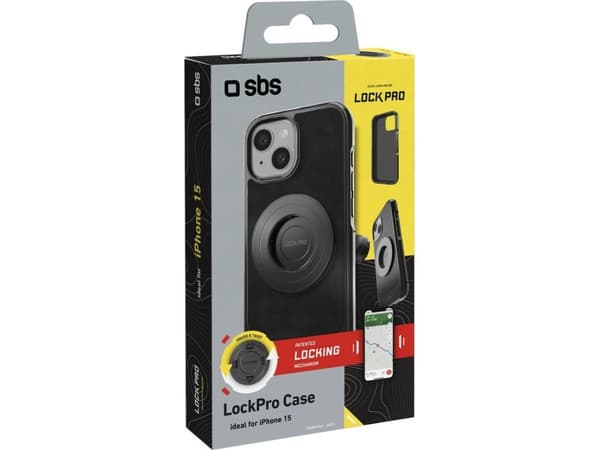 SBS TEURIP1561, Etui, Apple, iPhone 15, 15,5 cm (6.1"), Sort