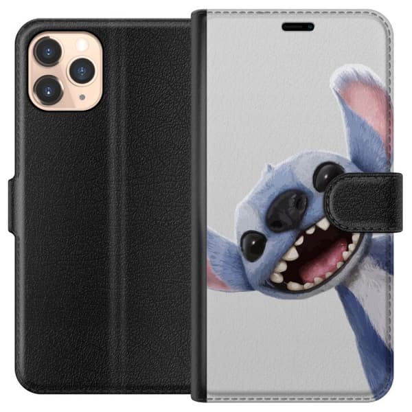 Apple iPhone 11 Pro Lompakkokotelo Stitch liikkeessä - Kawaii-suunnittelu faneille ja lapsille