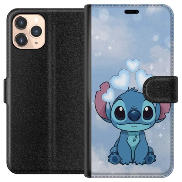 Apple iPhone 11 Pro Lompakkokotelo Stitch Hyppäävä Ilo - Hauska Suunnittelu Lahjalle