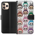 Miniatyrbillede 1 af 3: Apple iPhone 11 Pro Tegnebogsetui Labubu Macaron Monster - Nuttet Samlefigur med Stil
