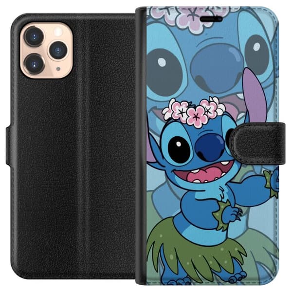 Apple iPhone 11 Pro Tegnebogsetui Stitch under Stjernerne - Magisk Anime-stil