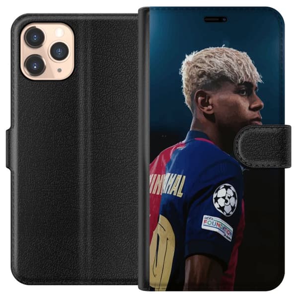 Apple iPhone 11 Pro Lommeboketui Lamine Yamal - Barcelonas Wonderkid i Fokus