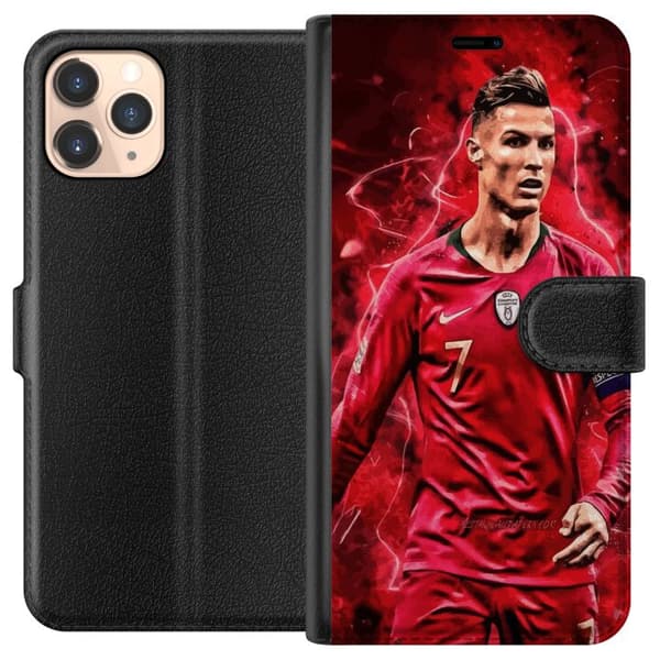 Apple iPhone 11 Pro Lommeboketui Ronaldo Ferdigheter - CR7 Design for Ekte Supportere