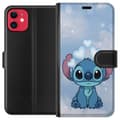 Miniatyrbild 1 av 3: Apple iPhone 11 Plånboksfodral Stitch Hoppande Glädje – Rolig Design för Present