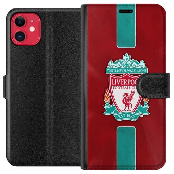 Apple iPhone 11 Lommeboketui Liverpool FC - Klassisk Fotballstolthet i Rødt