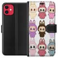 Miniatyrbilde 1 av 3: Apple iPhone 11 Lommeboketui Labubu Pink Monster - Popkunst med Kawaii-touch
