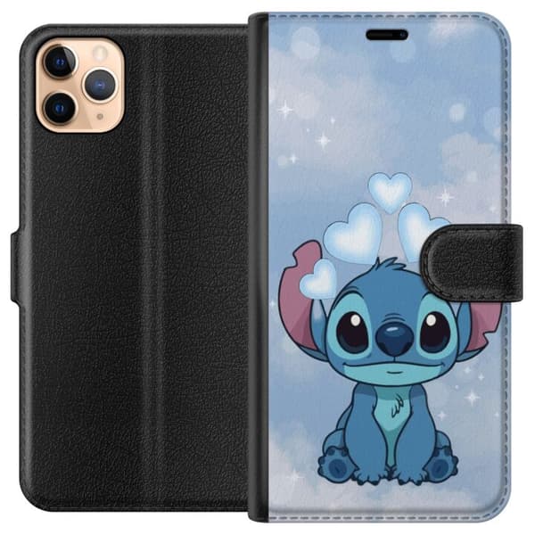 Apple iPhone 11 Pro Max Lommeboketui Stitch Hoppande Gled - Morsomt Design for Gave