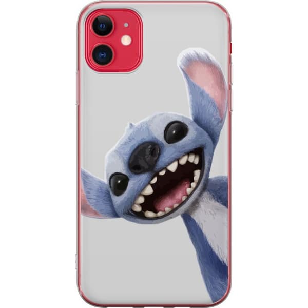 Apple iPhone 11 Gennemsigtig cover Stitch i fart - Kawaii-design til fans & børn