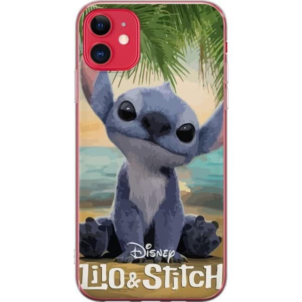 Apple iPhone 11 Genomskinligt Skal Stitch Kärleksfull – Med Hjärtan & Kawaii-känsla