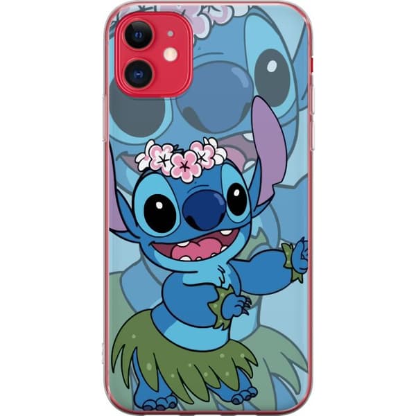 Apple iPhone 11 Genomskinligt Skal Stitch under Stjärnorna – Magisk Anime-stil