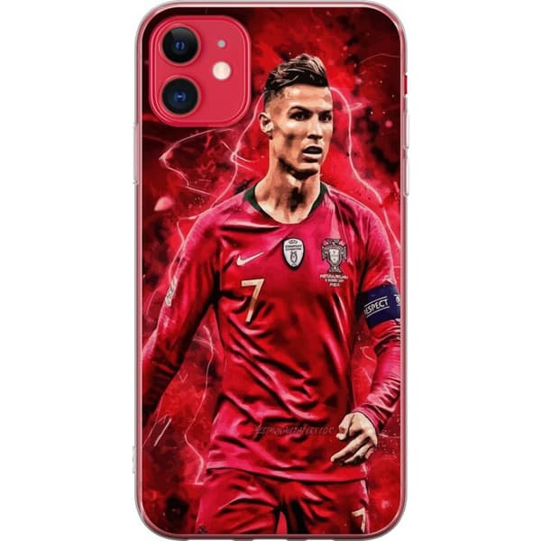 Apple iPhone 11 Läpinäkyvä kuori Ronaldon Taidot - CR7 Suunnittelu Aidolle Kannattajalle