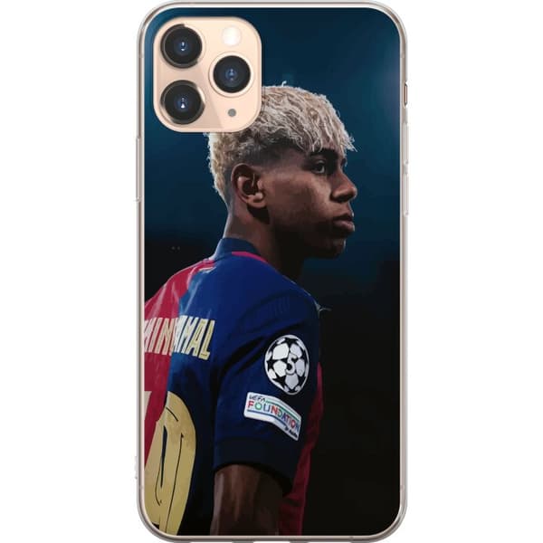 Apple iPhone 11 Pro Genomskinligt Skal Lamine Yamal – Barcelonas Wonderkid i Fokus
