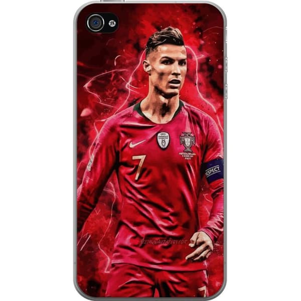 Apple iPhone 4s Gjennomsiktig deksel Ronaldo Ferdigheter - CR7 Design for Ekte Supportere