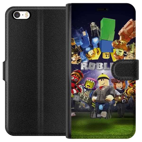Apple iPhone 5 Lompakkokotelo Roblox Maailma - Pelaamisseikkailu Lapsille ja Nuorille