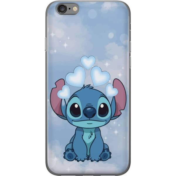 Apple iPhone 6 Gennemsigtig cover Stitch Hoppende Glæde - Sjovt Design til Gave