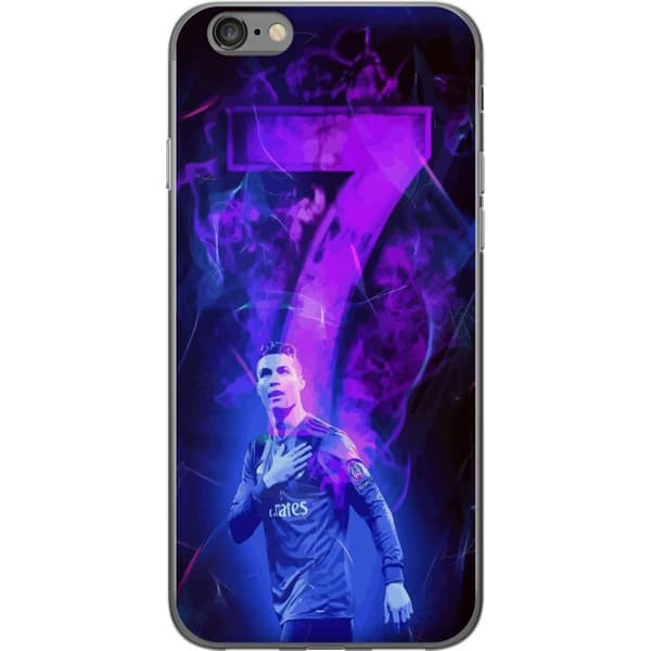 Apple iPhone 6 Gjennomsiktig deksel Ronaldo 7 - Fotballlegenden i Aksjon for Fans