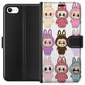 Miniatyrbillede 1 af 3: Apple iPhone 6s Tegnebogsetui Labubu Pink Monster - Popkunst med Kawaii-touch