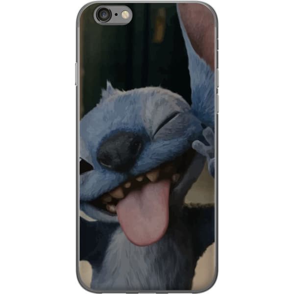 Apple iPhone 6s Gennemsigtig cover Stitch Sød Alien - Blå Favorit fra Ydre Rummet