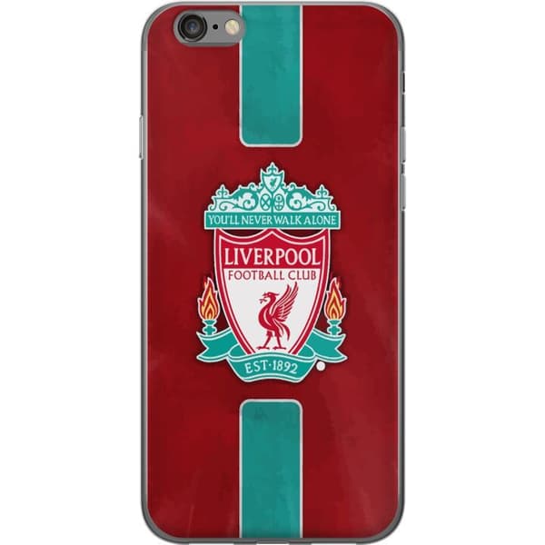 Apple iPhone 6s Gennemsigtig cover Liverpool FC - Klassisk Fodboldstolthed i Rødt