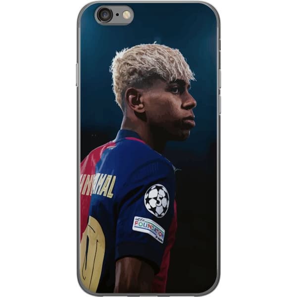 Apple iPhone 6s Gennemsigtig cover Lamine Yamal - Barcelonas Wunderkind i fokus