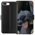 Miniatyrbilde 1 av 3: Apple iPhone 7 Plus Lommeboketui Stitch Søt Alien - Blå Favoritt fra Ytre Rommet