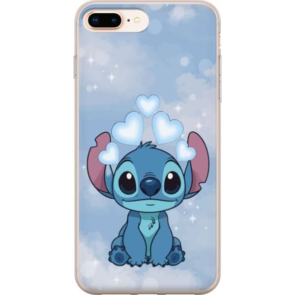 Apple iPhone 7 Plus Gennemsigtig cover Stitch Hoppende Glæde - Sjovt Design til Gave