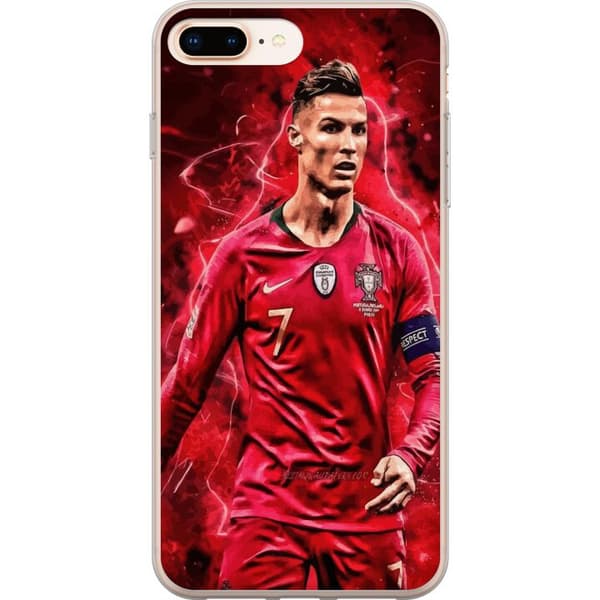 Apple iPhone 7 Plus Gennemsigtig cover Ronaldo Færdigheder - CR7 Design for Ægte Fans