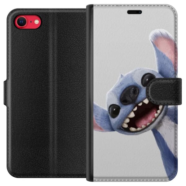 Apple iPhone 7 Tegnebogsetui Stitch i fart - Kawaii-design til fans & børn