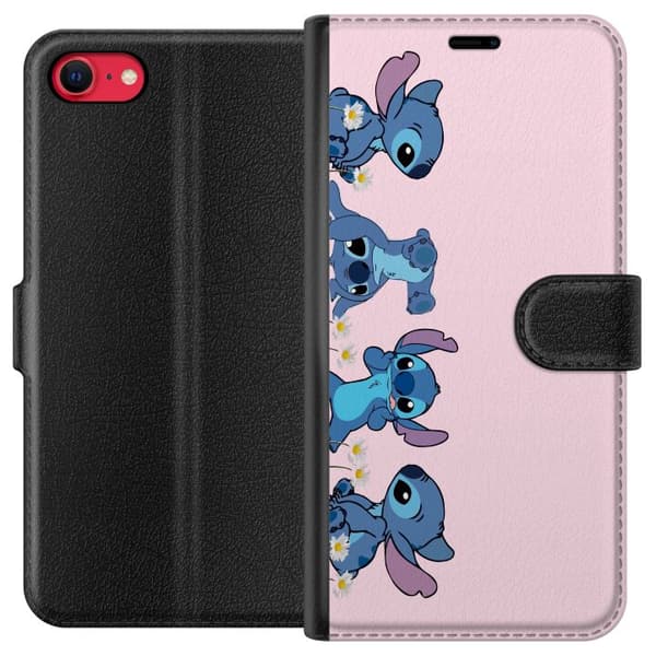 Apple iPhone 7 Lommeboketui  Stitch Ler & Leker – Perfekt for Mobildeksler eller Postere