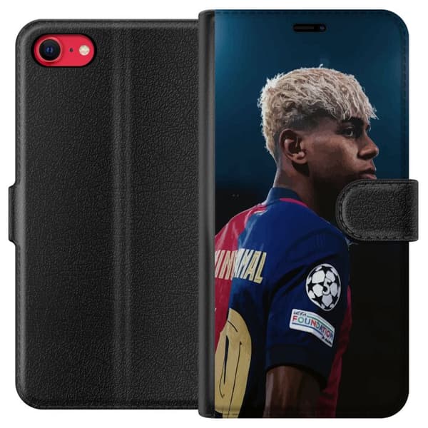 Apple iPhone 7 Tegnebogsetui Lamine Yamal - Barcelonas Wunderkind i fokus