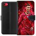 Pikkukuva 1 / 3: Apple iPhone 8 Lompakkokotelo Ronaldon Taidot - CR7 Suunnittelu Aidolle Kannattajalle