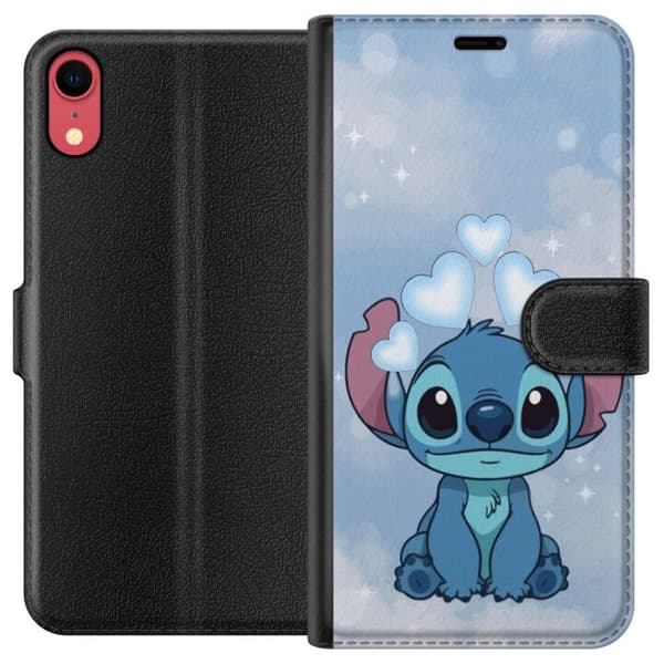 Apple iPhone XR Lommeboketui Stitch Hoppande Gled - Morsomt Design for Gave
