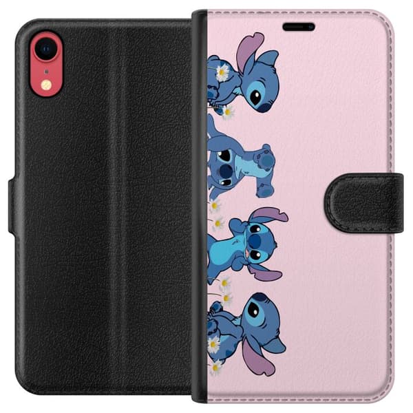 Apple iPhone XR Lommeboketui  Stitch Ler & Leker – Perfekt for Mobildeksler eller Postere