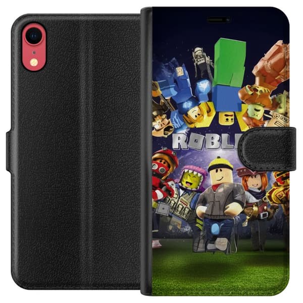 Apple iPhone XR Tegnebogsetui Roblox Verden - Gaming Eventyr for Børn og Unge