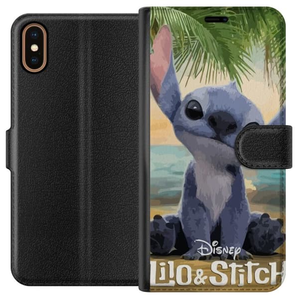 Apple iPhone XS Lompakkokotelo Rakastava – Sydämin & Kawaii-tunnelma