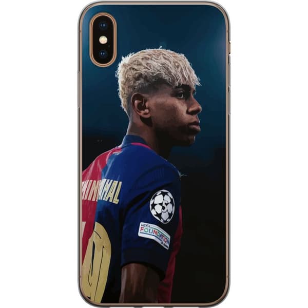 Apple iPhone X Gennemsigtig cover Lamine Yamal - Barcelonas Wunderkind i fokus