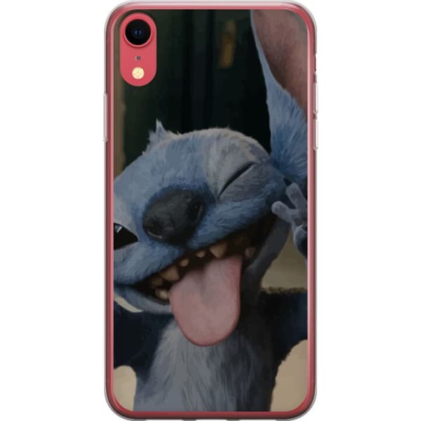 Apple iPhone XR Läpinäkyvä kuori Stitch Söpö Alien - Sininen Suosikki Ulkoavaruudesta