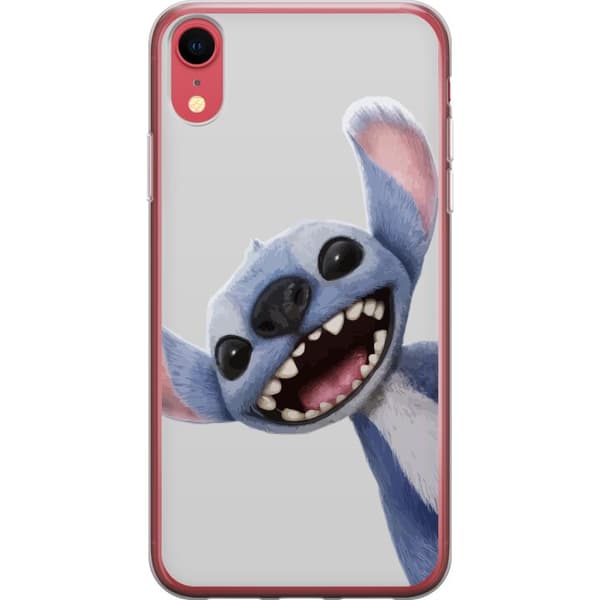 Apple iPhone XR Genomskinligt Skal Stitch i Fart – Kawaii Design för Fans & Barn