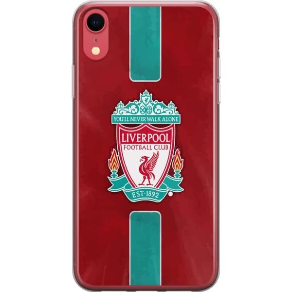 Apple iPhone XR Gjennomsiktig deksel Liverpool FC - Klassisk Fotballstolthet i Rødt