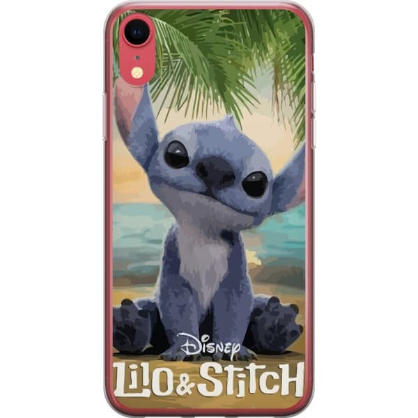 Apple iPhone XR Genomskinligt Skal Stitch Kärleksfull – Med Hjärtan & Kawaii-känsla