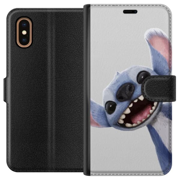 Apple iPhone XS Max Tegnebogsetui Stitch i fart - Kawaii-design til fans & børn